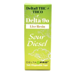 Delta 8 Pro Disposable Vape D8 THC THCO Delta 9O Live Resin Sour Diesel